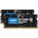 A product image of Crucial 32GB Kit (2x16GB) DDR5-5600 C46 SO-DIMM