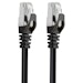 A product image of Cruxtec CAT7 0.3m 10GbE SF/FTP Triple Shielding Network Cable Black